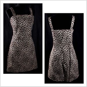 NWT Leopard Casual Spring Summer Sundress Dress